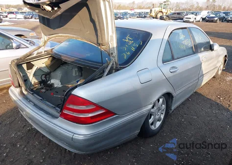 2002 Mercedes-Benz S 430 z USA, uszkodzony, nr VIN WDBNG70J72A238877